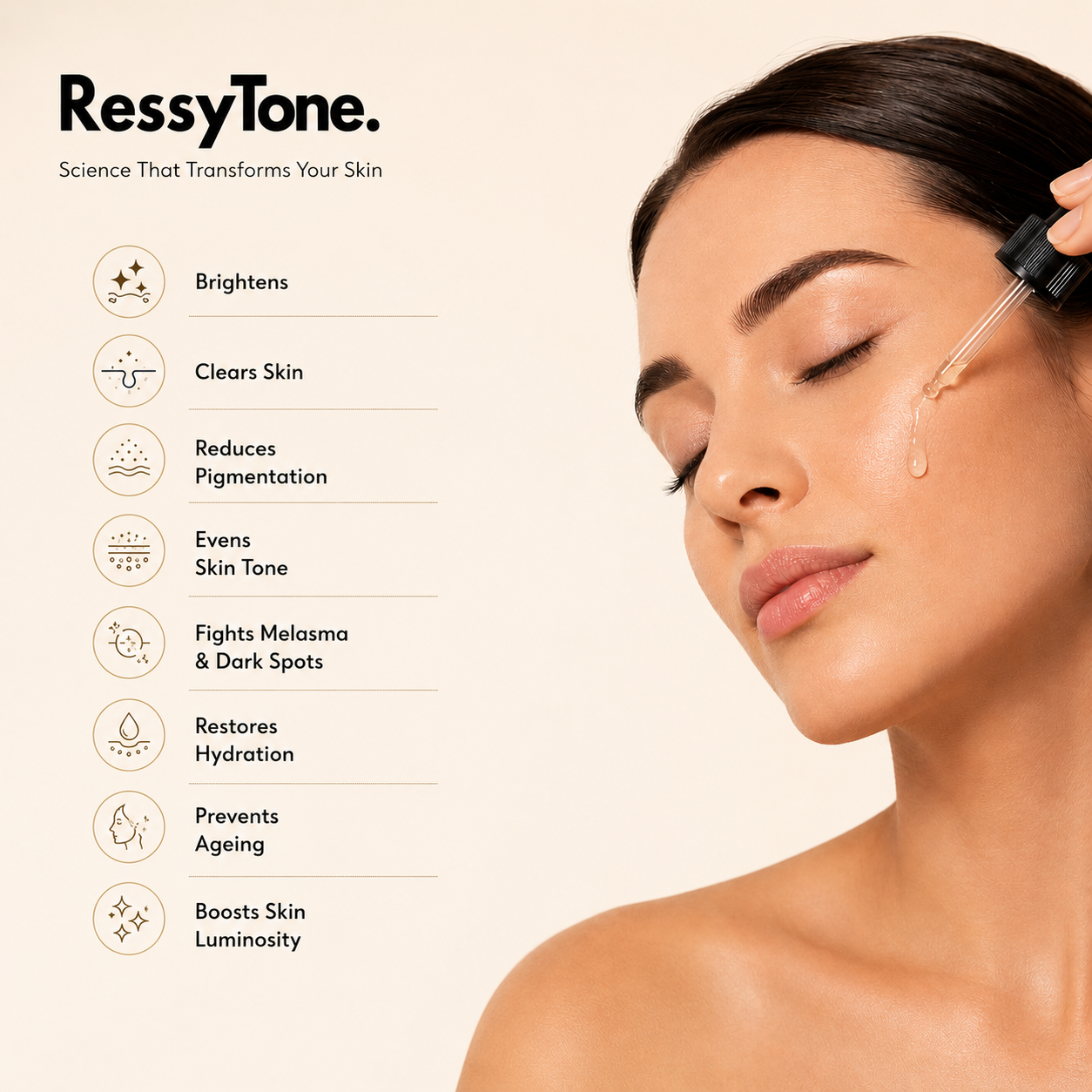 10% Vitamin C + Glutathione | Science-Backed Brightening Serum - 30ml