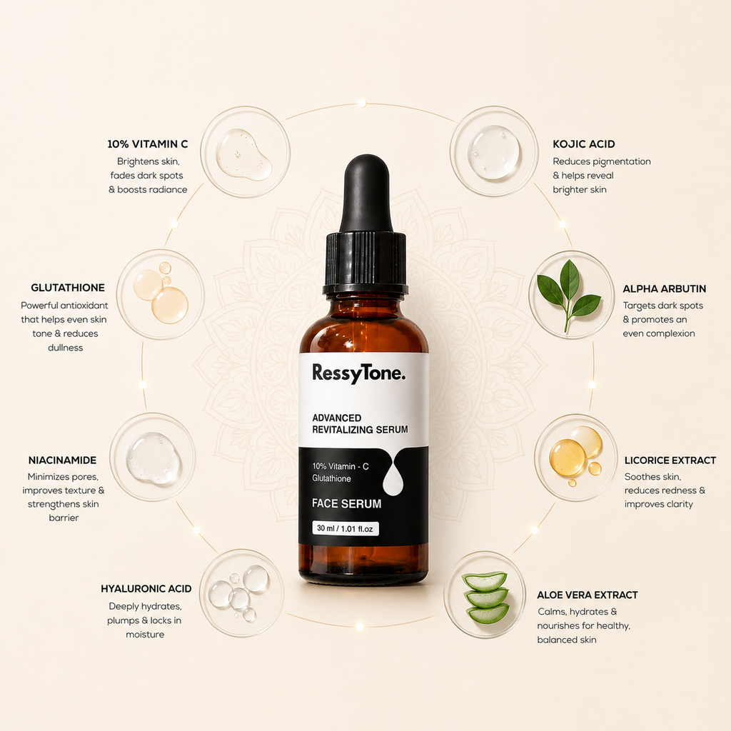 10% Vitamin C + Glutathione | Science-Backed Brightening Serum - 30ml